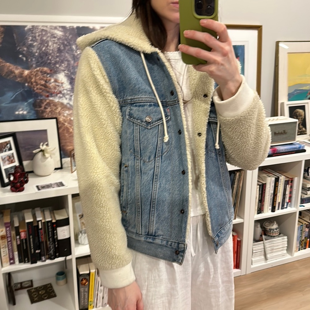 Levi’s Sherpa and Jean Hooded Jacket